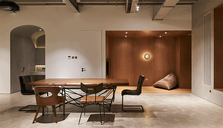 會(huì)議室裝修調(diào)節(jié)開(kāi)放式休息區(qū)木質(zhì)工作區(qū)設(shè)計(jì)圖