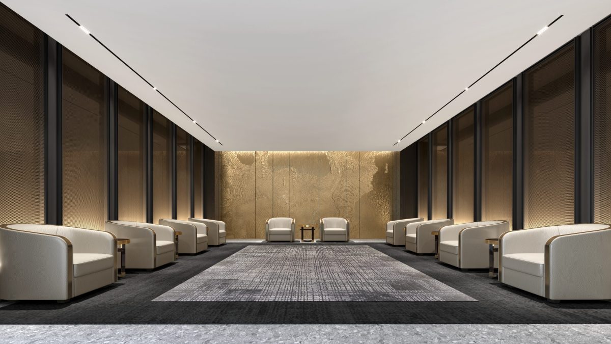 會(huì)議室金色背景墻