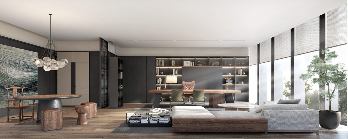 老板辦公室實木辦公家具