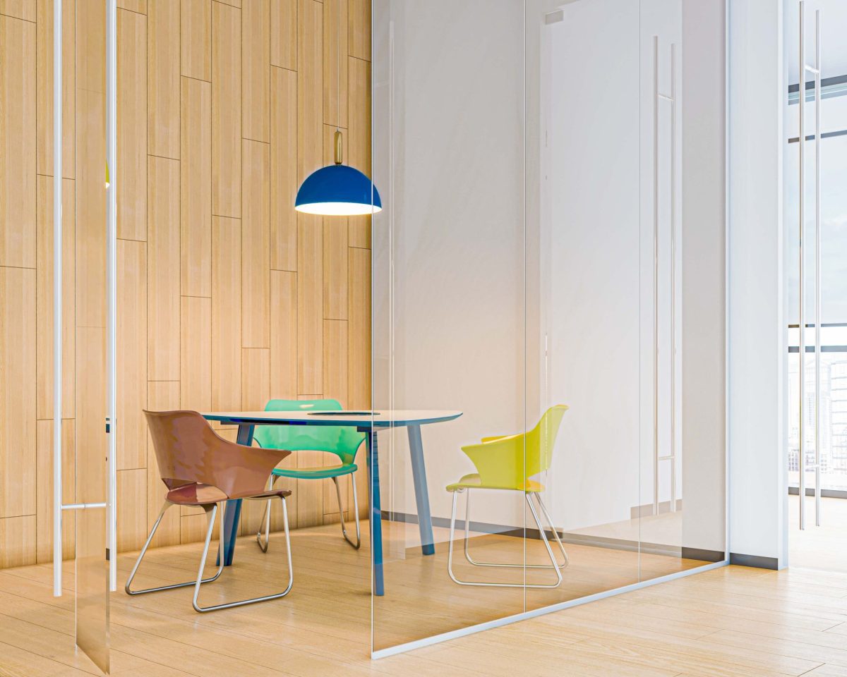 色彩絢麗的接待洽談室裝修